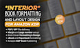 do amazon kdp book formatting and layout design kdp paperback epub formatting