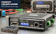 create compact can bus data logger with microsd, communication interfaces