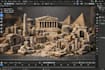 create scale miniature building, landmark monument models house model printing