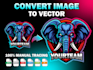 vectorize, redraw, trace, recreate your logo or image