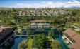 residential commercial site rendering, topographic map 3d model, real estate map