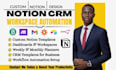 setup notion crm template workspace automation dashboard planner expert VA