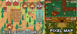 do 2d pixel art tileset topdown rpg game map sprite sheet game assets and props