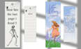 design professional custom bookmark for print