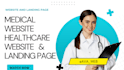 healthcare medical website and landing page
