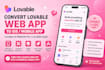 convert lovable web app to ios mobile app base44 fix lovable supabase saas mvp