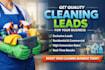generate cleaning leads maid service house cleaning leads and build website