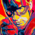 design an amazing superhero pop art
