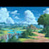 do a anime background, 2d environment, landscape