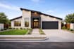 design modern luxury house elevation with realistic 3drender