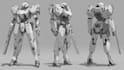 draw amazing character mecha robot illustration