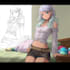 design anime background art, game, concept art for vtuber stream