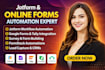 do jotform workflow automation googleform tally survey online forms formstack