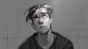 draw a rough sketch character