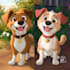 create a custom pet portrait, dog, cat