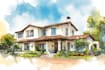 watercolor a house portrait