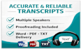 convert audio into text accurately