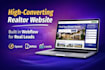 design a webflow real estate website for realtor lead generation and conversion