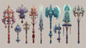 design unique weapons illustrations