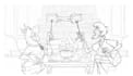 do 2d traditional animation frame by frame character animated hand draw
