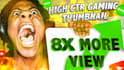 design high CTR thumbnail for you