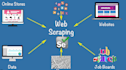 do website scraping, ajax website,crawling, and mining by python website scraper