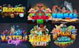 create premium minecraft server logo, server icon and banner design