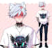 design a detailed live2d vtuber model, vtuber rigging, live2d model