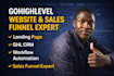 build ghl crm automation sales funnel ghl website design copy clone gohighlevel