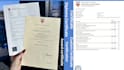 design diploma certificate, college transcript, high school ged certificate