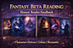 beta read your fantasy novel with honest reader feedback
