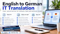 translate english IT and technical content into natural german