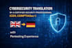 translate cybersecurity and pentest reports english to german, ceh certified