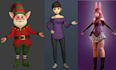 create stylized 3d character vrchat avatar with full rig and facial expression