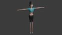 make low poly character with rigging in blender