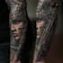 create a tattoo design of tattoo sleeve