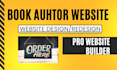 create responsive book or ebook website in wordpress author website