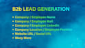 do b2b and linkedin lead generation with manual web research
