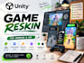 develop a 3d unity game for mobile, PC, or webgl