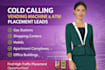 do cold calling to find high traffic vending machine and atm placement leads