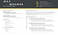 create ats friendly professional resume and modern CV design