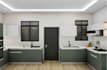 design kitchen cabinet, kitchen layout in 2020 design with 3d rendering