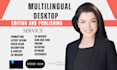 format design multilingual ebook or book publishing your book in multi language
