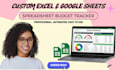 do budget spreadsheet excel spreadsheet google sheets finance tracker for etsy