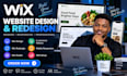 design or redesign a modern wix website