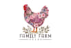 design chicken farm egg logo label
