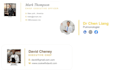 code a professional, darkmode optimized HTML email signature