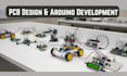 do pcb circuit design schematic development and pcb assembly for arduino project