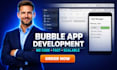 build bubble app, bubble io website, bubble mvp, no code developer, saas bubble