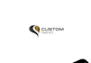 do a modern cyber security, tech, technology, and app logo